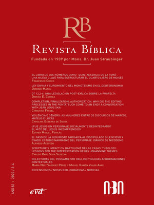 cover image of Revista Bíblica 2020/3-4--Año 82